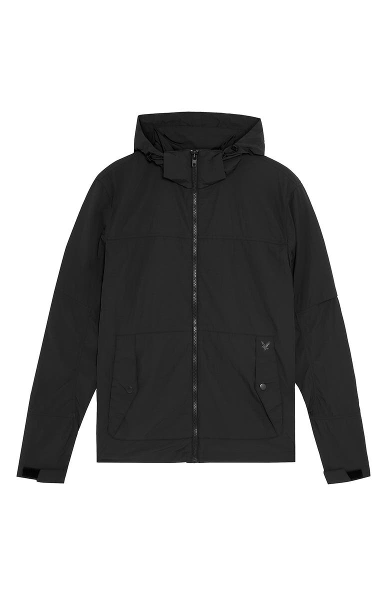 Lyle & Scott Long Sleeve Stow Away Jacket, Alternate, color, Black Ice