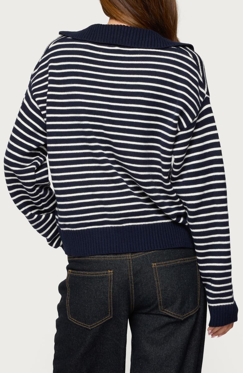 EDIKTED Copenhagen Oversize Stripe Sweater, Alternate, color, 