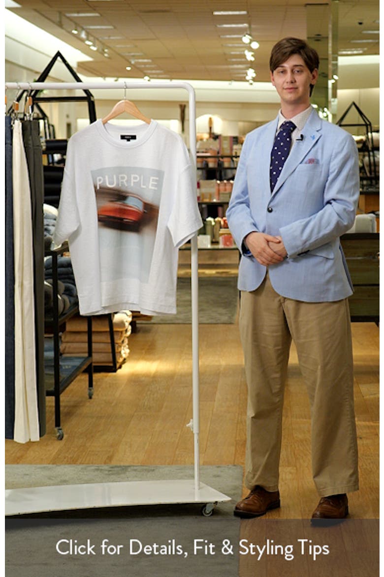 Textured Cotton Jersey Graphic T-Shirt video