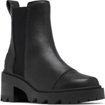 【関税・送料込み】SOREL BOOTS BLACK LEATHER CHELSEA BOOTS SOREL Joan Now Waterproof Chelsea Boot (Women) | Nordstrom