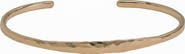 ALBISIA Simpli Cuff - Flat Hammered Top