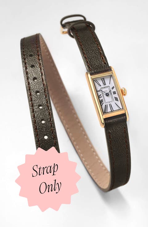 The Kimsey "Double Wrap" Calfskin Leather Watch Strap Only