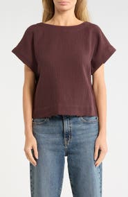 Madewell Cotton Gauze Top