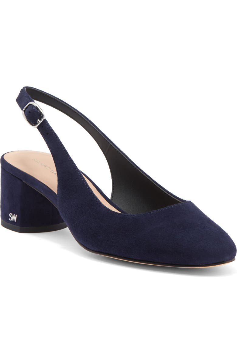 Stuart Weitzman Bridget Slingback Pump, Main, color, Nice Blue
