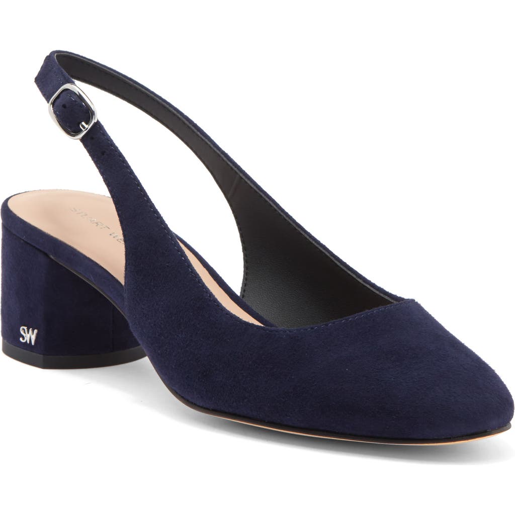 Stuart Weitzman Bridget Slingback Pump In Nice Blue
