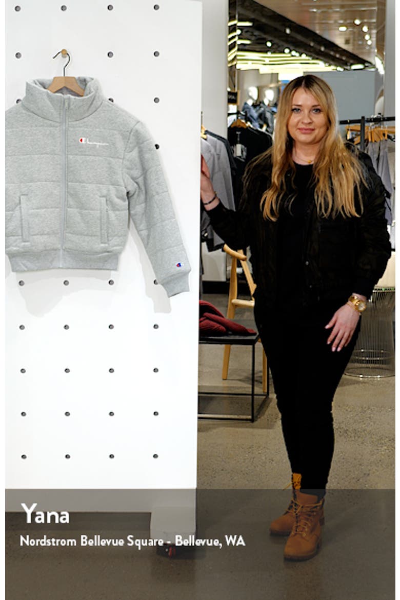 Reverse Weave® Quilted Puffer Jacket video