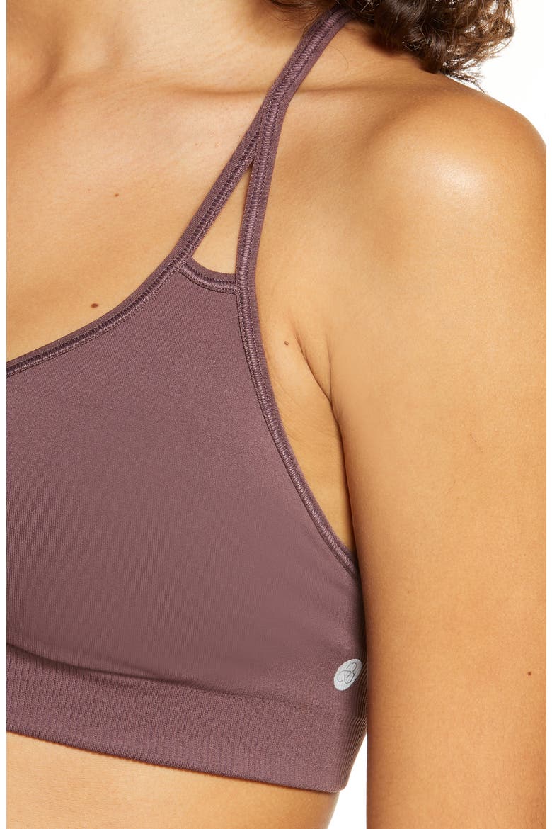 Body Flex Sports Bra, Alternate, color, BURGUNDY HUCKLE