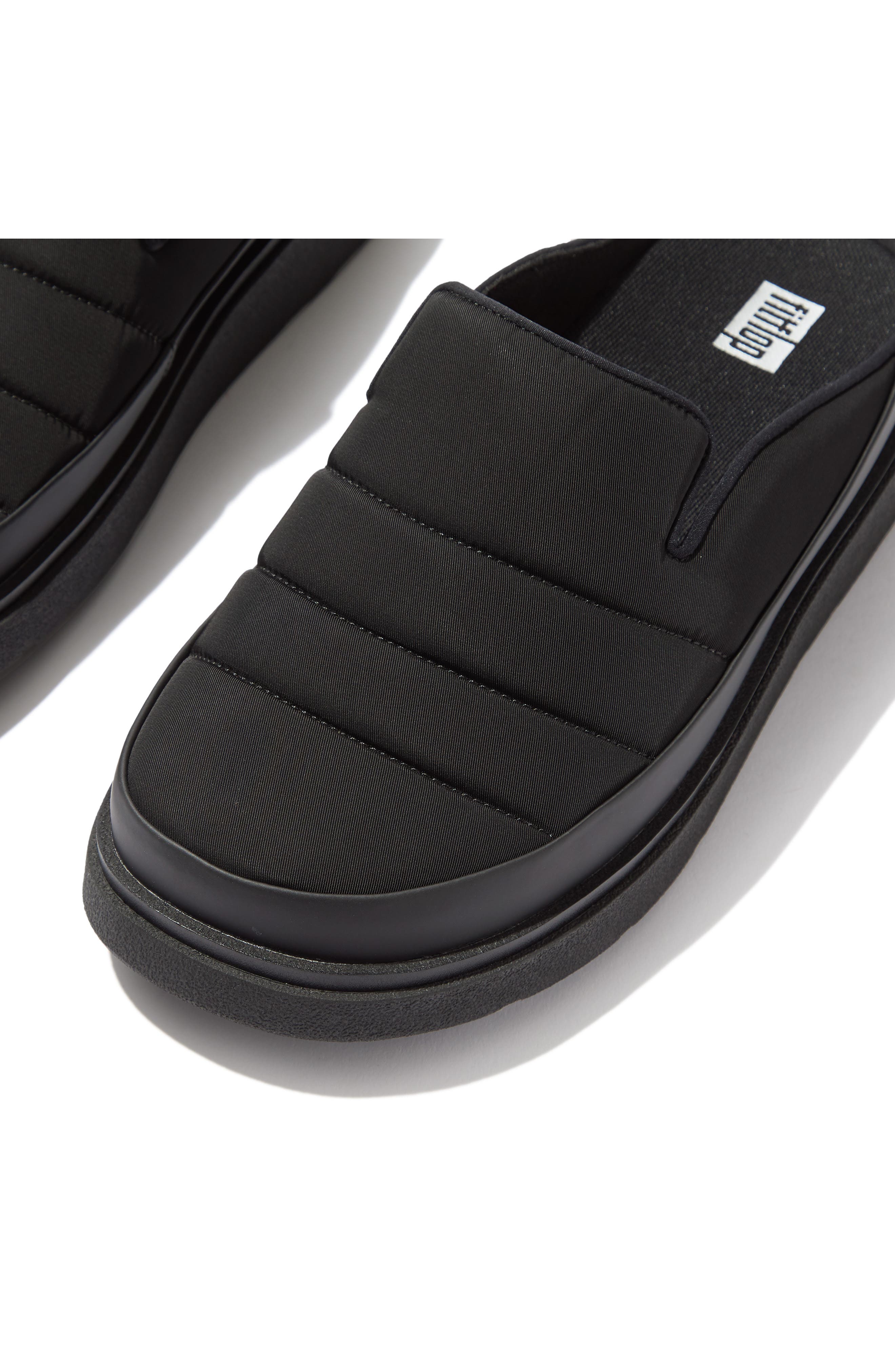 FitFlop Water-Resistant Clog, Alternate, color, All Black