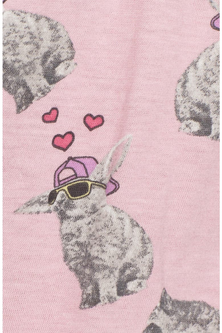 Printed Jersey Sleep Shorts, Alternate, color, LIGHT PINK