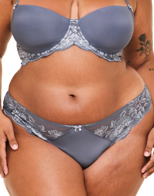 Adore Me Missy Brazilian Panties In Gray