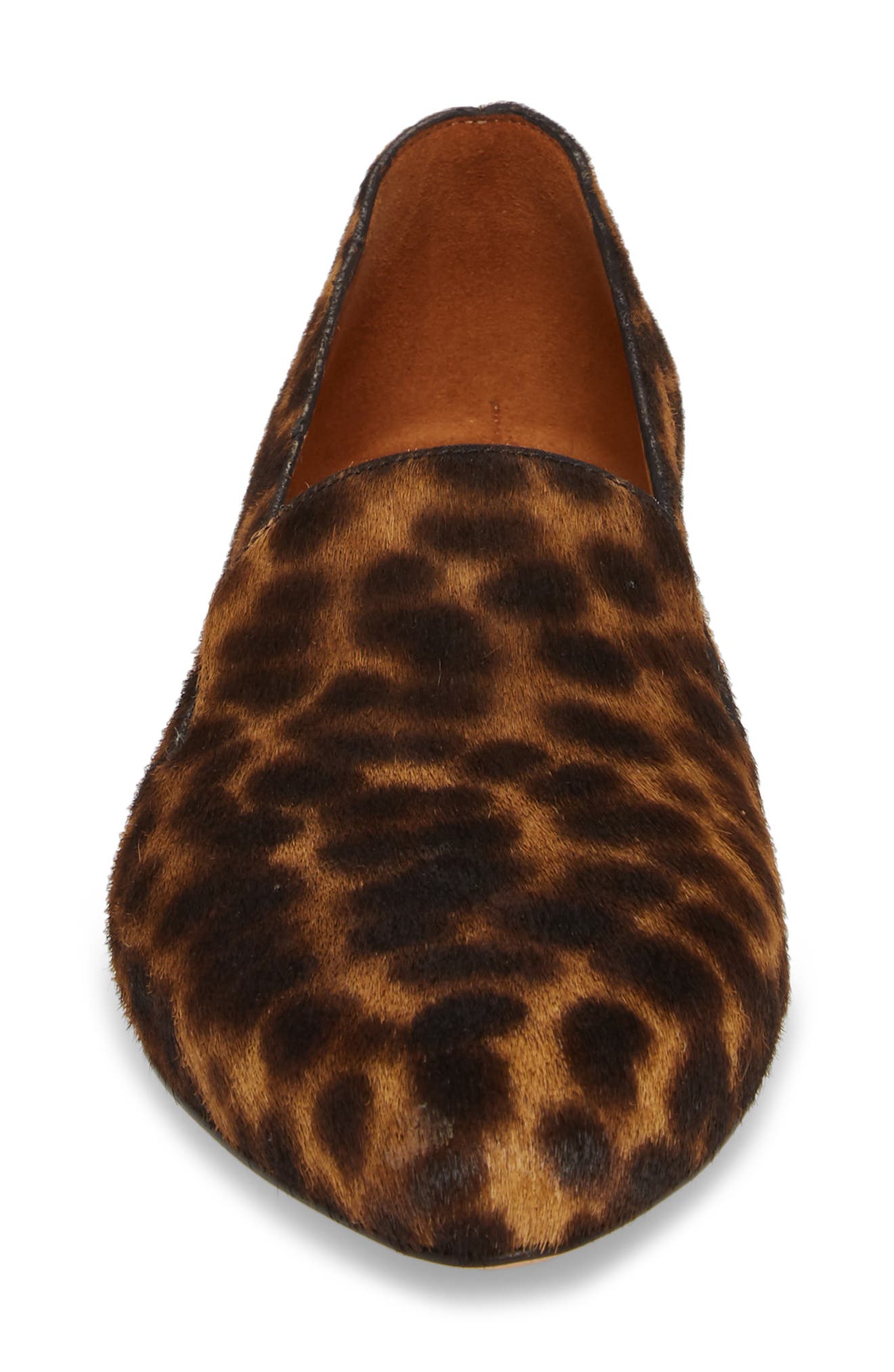 Griffin Genuine Calf Hair Loafer, Alternate, color, LEOPARD