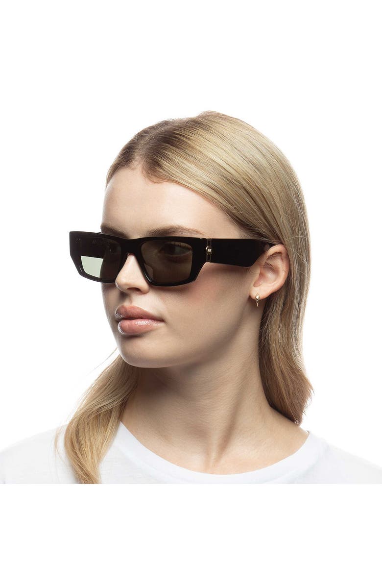 Le Specs Measures 55mm Rectangular Sunglasses, Alternate, color,