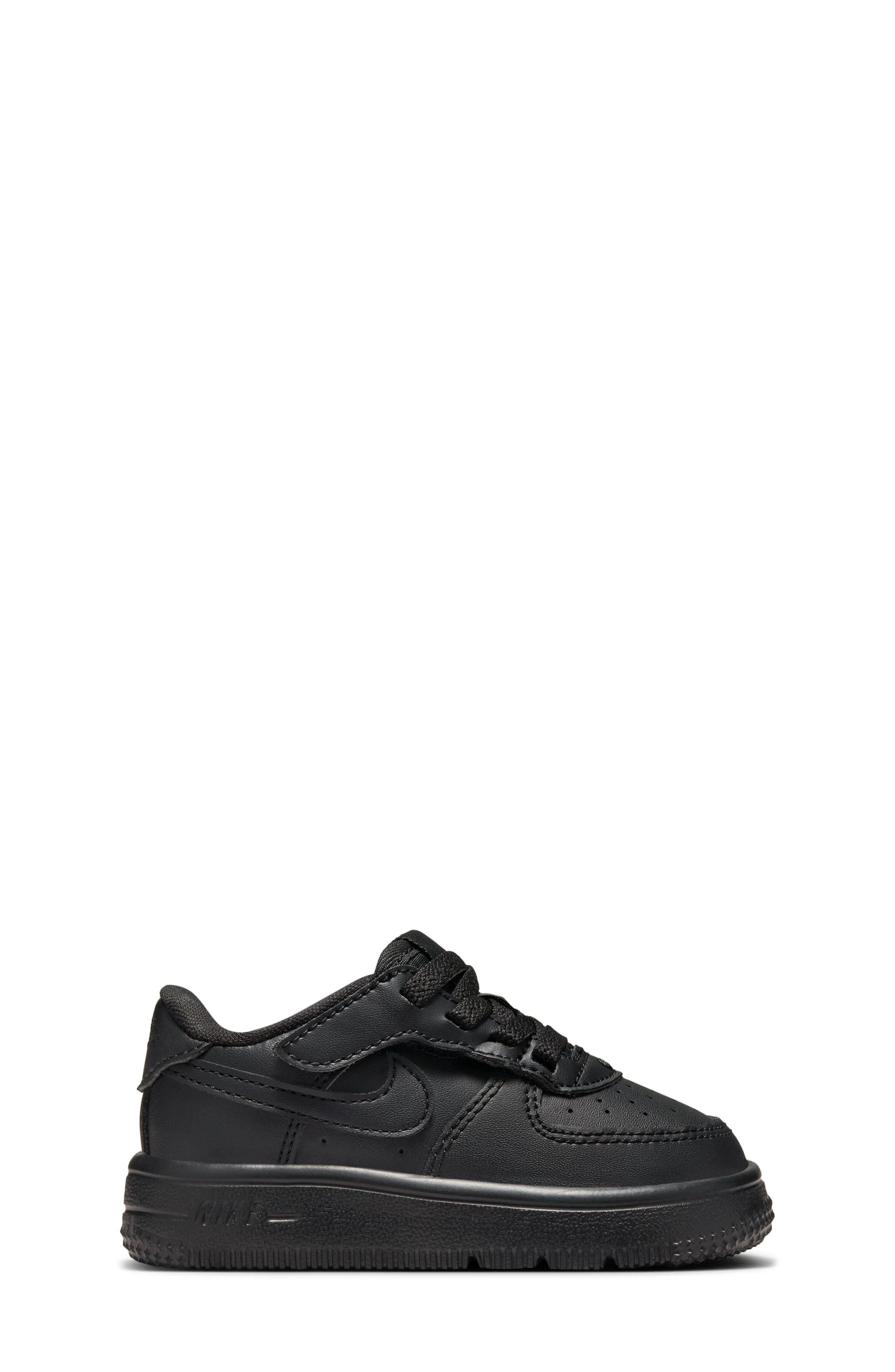 Nike Air Force 1 Low EasyOn Sneaker, Alternate, color, Black/ Black/ Black