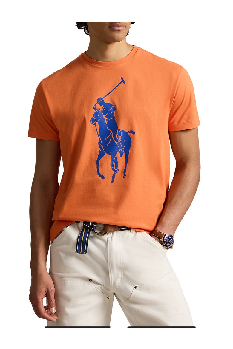 Big & Tall Big Pony T-Shirt, Main, color, KONA ORANGE