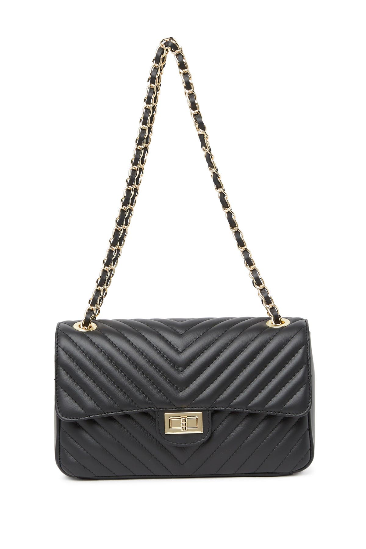 RENATA CORSI Quilted Leather Shoulder Bag, Alternate, color, 