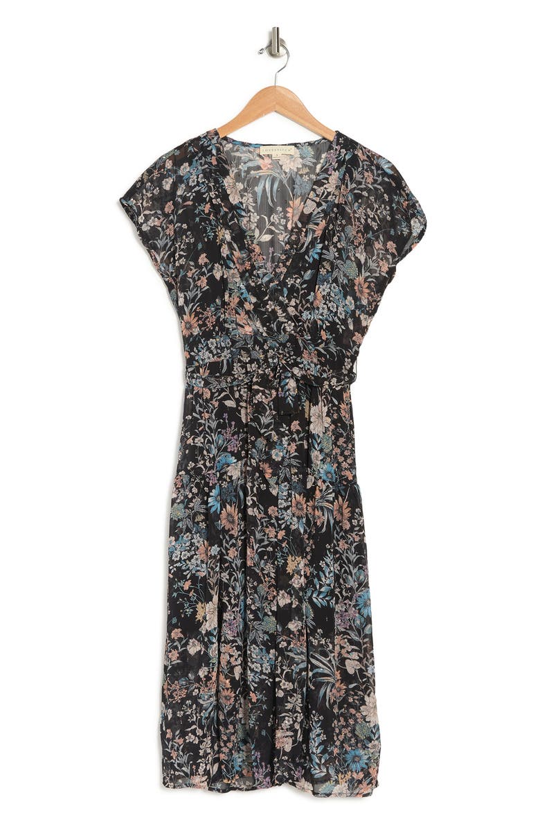Lovestitch LOVE STITCH Floral Chiffon Dress, Alternate, color,