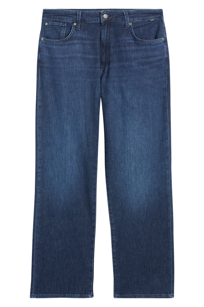 Marlon Mid Rise Straight Leg Jeans, Main, color, DEEP CASHMERE LITE