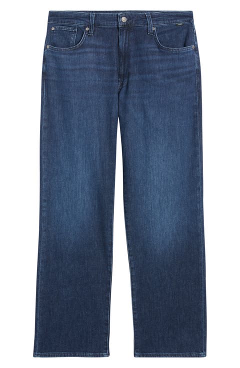 Marlon Mid Rise Straight Leg Jeans