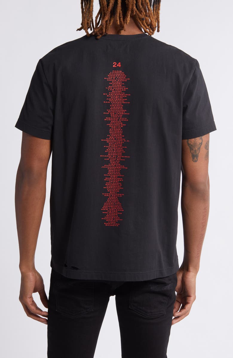 PURPLE BRAND Jeweled Graphic T-Shirt, Alternate, color,