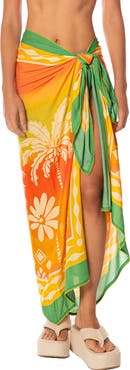 Maaji Tropical Landscape Isla Print Cover-Up Pareo