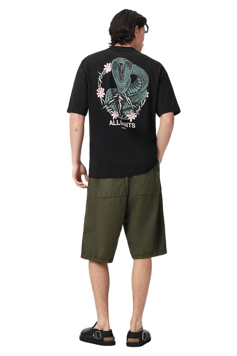 Echo Relaxed Fit Shorts, Alternate, color, MANGROVE GREEN