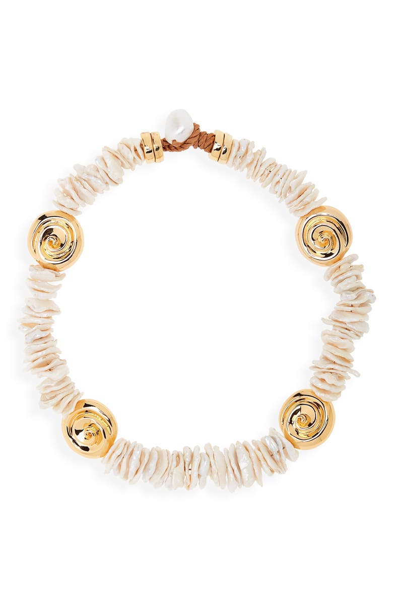 Lizzie Fortunato Aphrodite Collar Necklace, Main, color, 