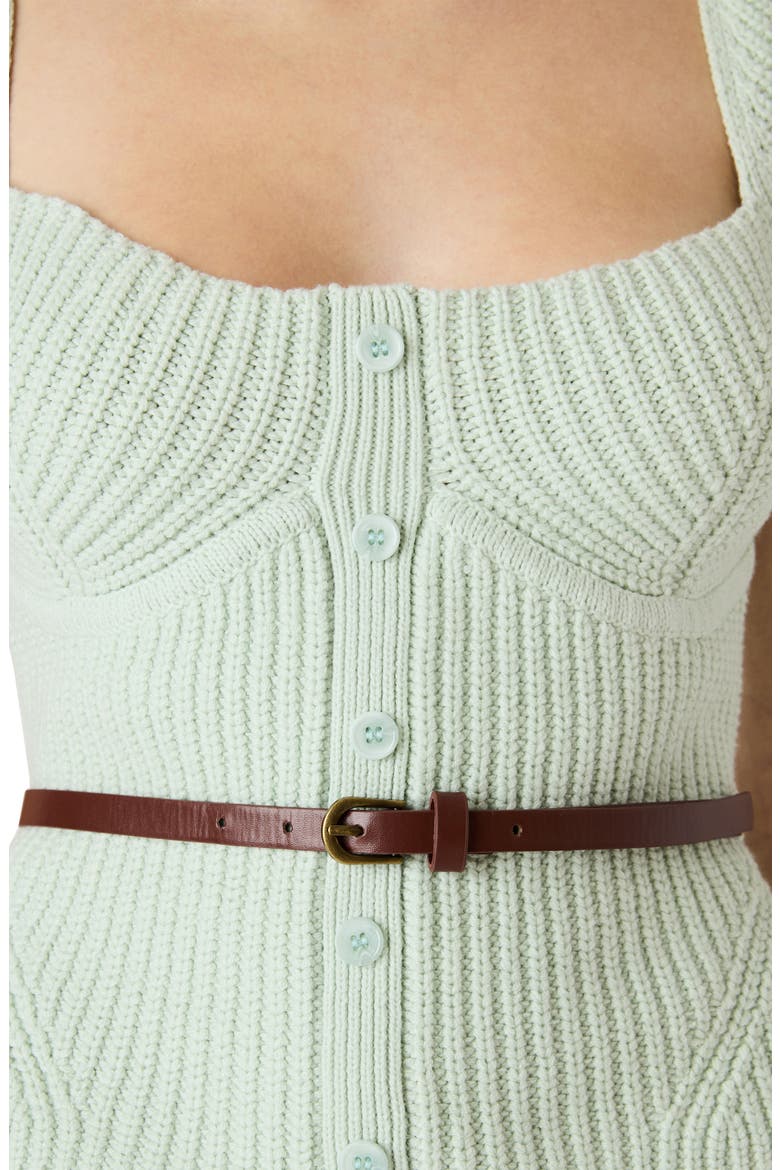 Preslee Belted Sweater Tank, Alternate, color, POWDER PUFF
