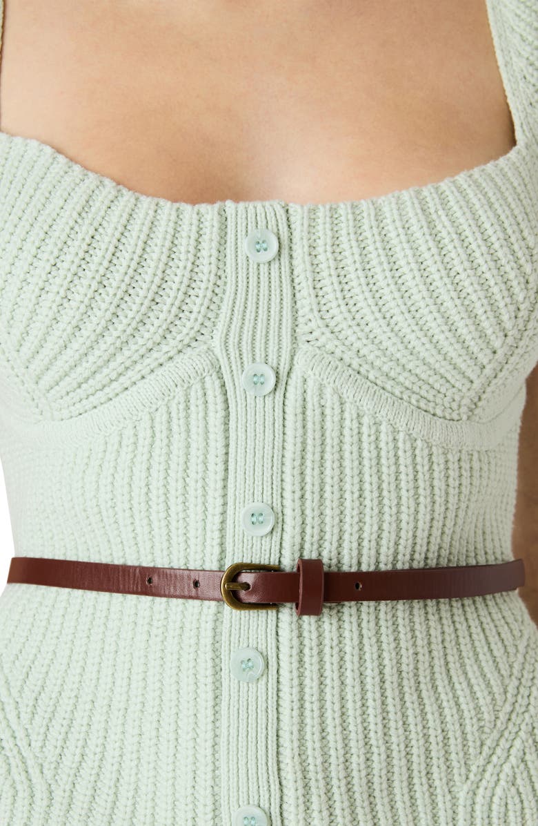 Steve Madden Preslee Belted Sweater Tank, Alternate, color, 