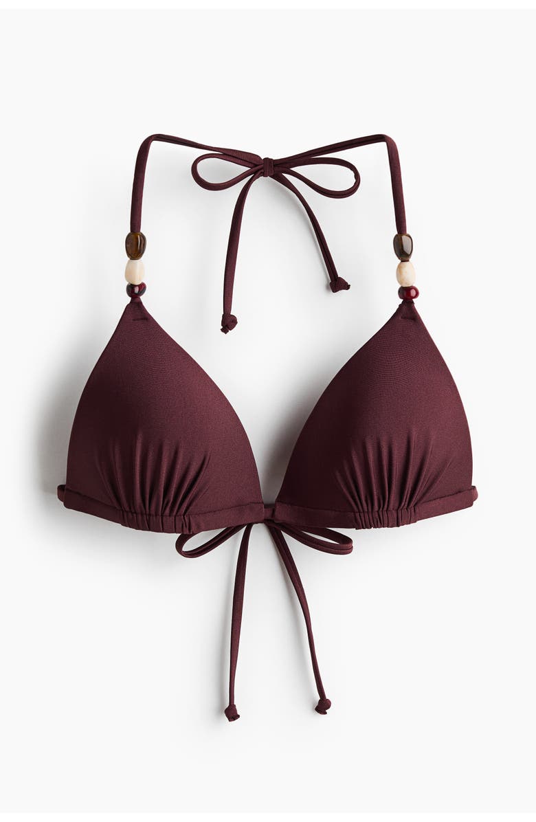 H&M Push-up Triangle Bikini Top, Main, color, 