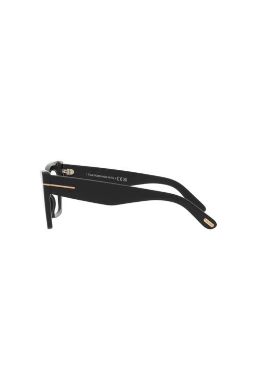 Tom Ford 56mm Cat Eye Optical Glasses In Black