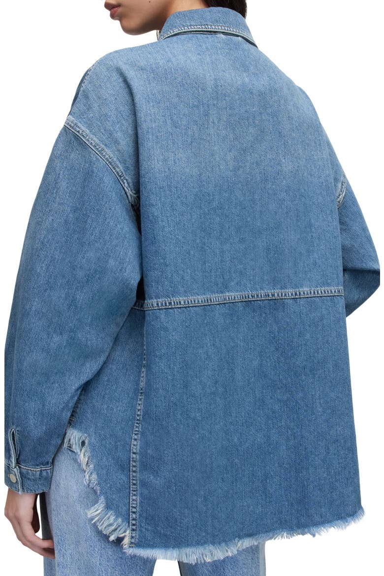 Hettie Denim Shacket, Alternate, color, INDIGO BLUE