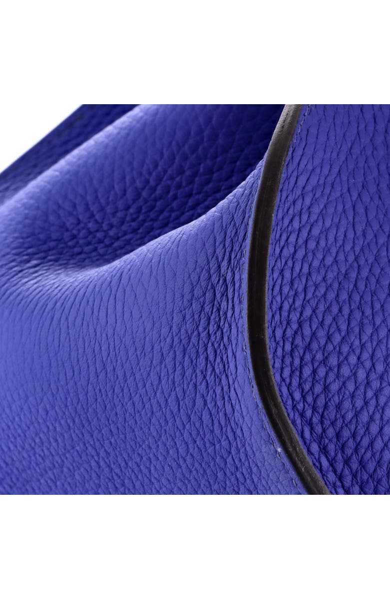 Pre-Owned Hermes Jypsiere Bag Clemence 34, Alternate, color, Bleu Electrique