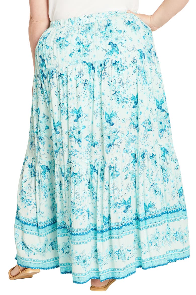 Pretty Thing A-Line Maxi Skirt, Alternate, color, SEAFOAM PRETTY THING
