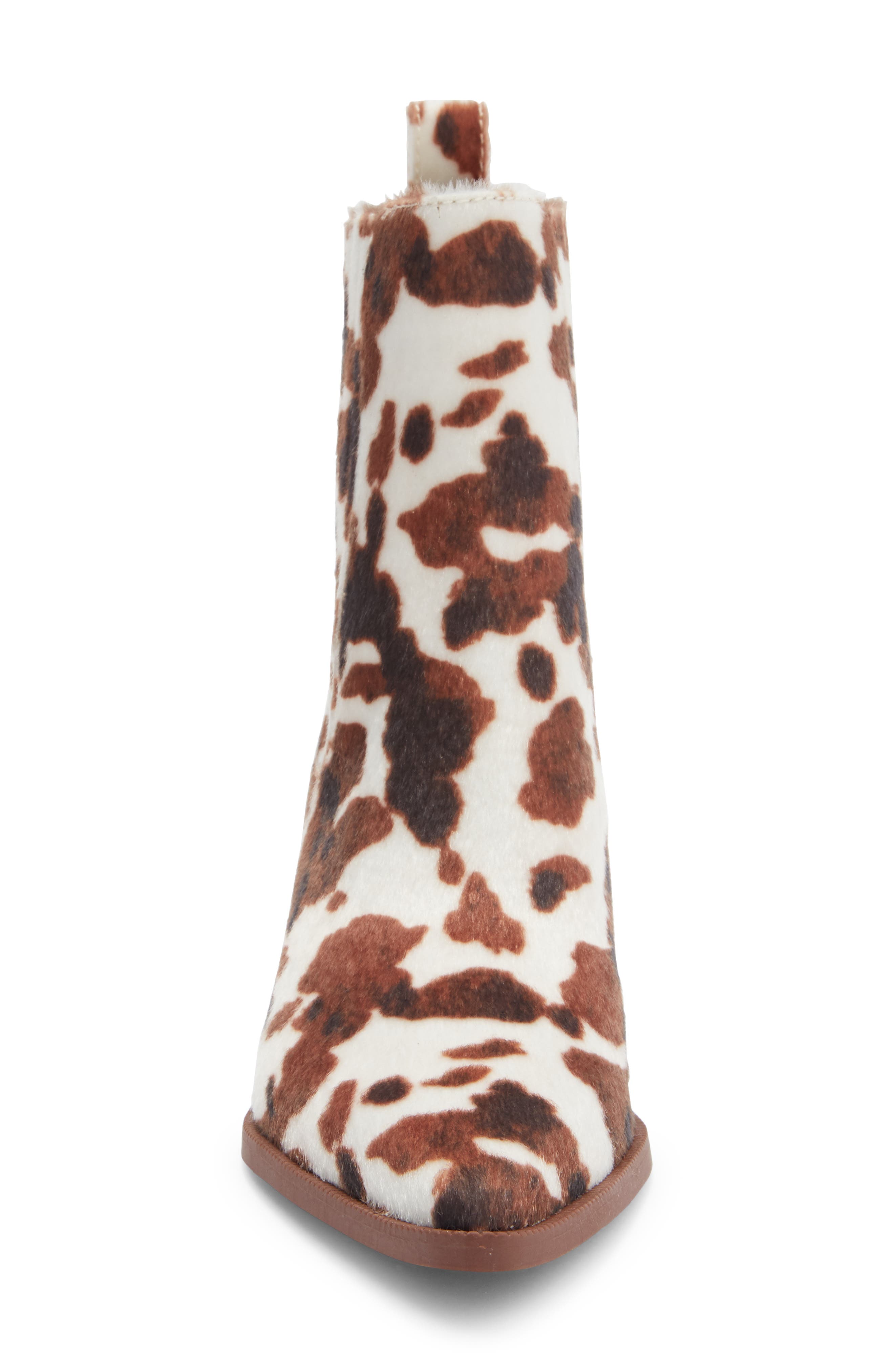 Dolce Vita Stacia Bootie, Alternate, color, Cocoa Faux Calf Hair