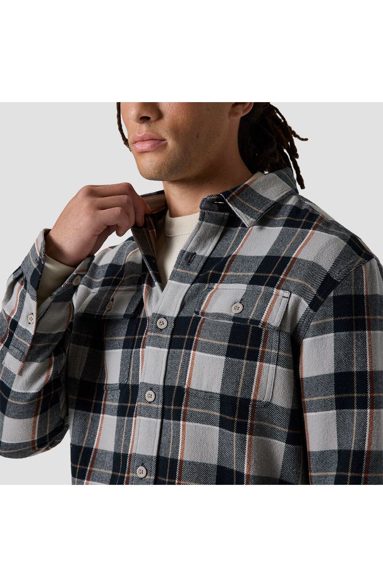 Backcountry Venture Midweight Flannel Shirt - Men's, Alternate, color, Goat Gray Drifter Plaid
