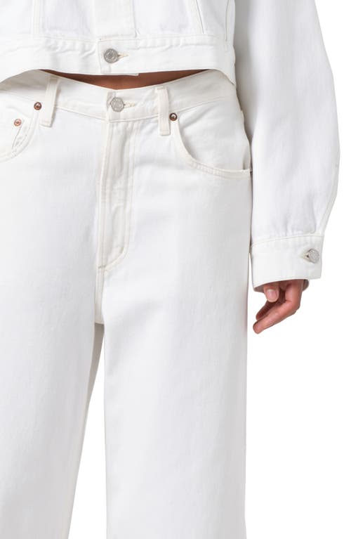 Shop Agolde Low Curve Jeans In Milkshake