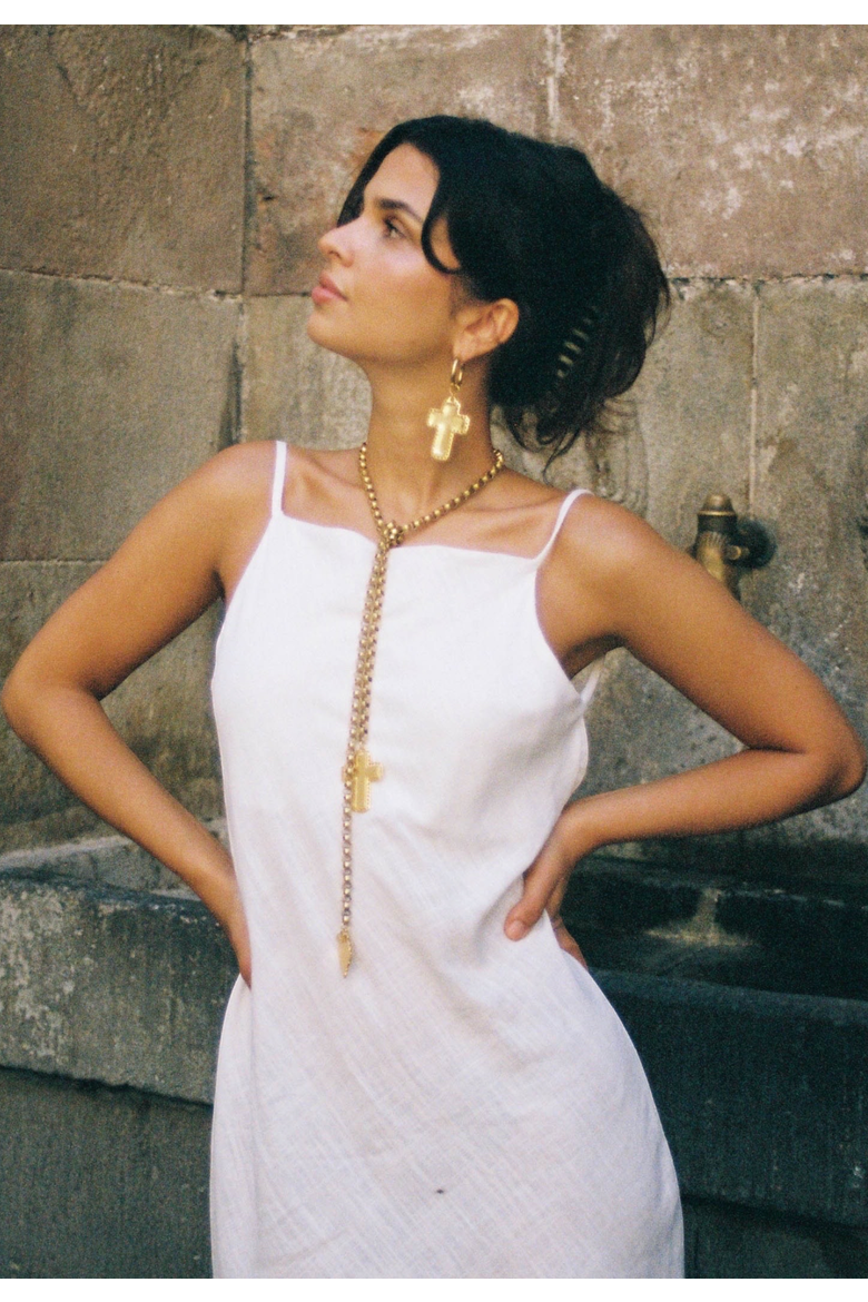 Gioia Wrap-Up Necklace, Alternate, color, Gold