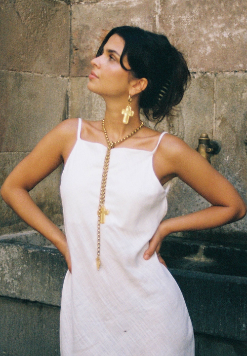 Sccollection Gioia Wrap-up Necklace In Gold