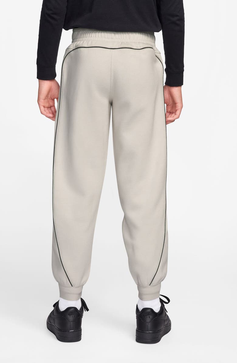 Nike Kids' Air Fleece Joggers, Alternate, color, Light Bone/ Black/ Black