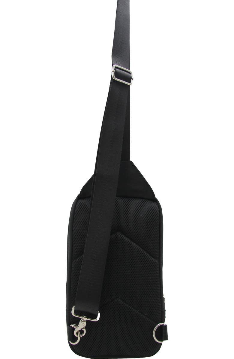 Robert Graham Cole Canvas Sling Bag, Alternate, color, Black