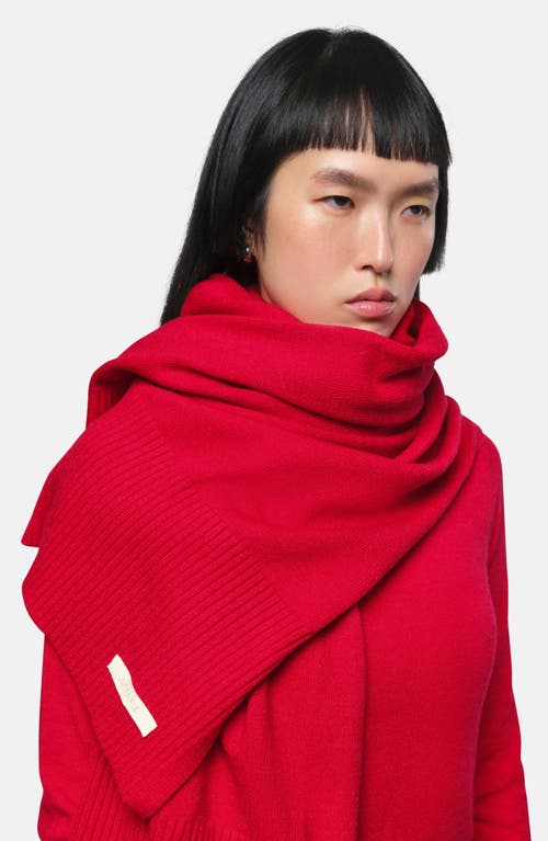 Apparis Harris Scarf In Red
