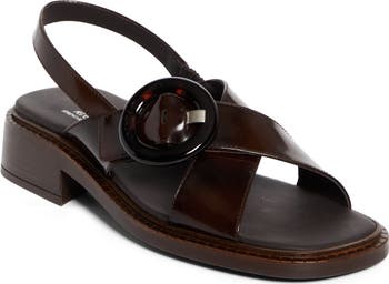 サンダル・ミュール PRADA 'Prada Re-Edition 1996' sandals Prada Re-Edition 1996 Crisscross Calfskin Leather Sandal