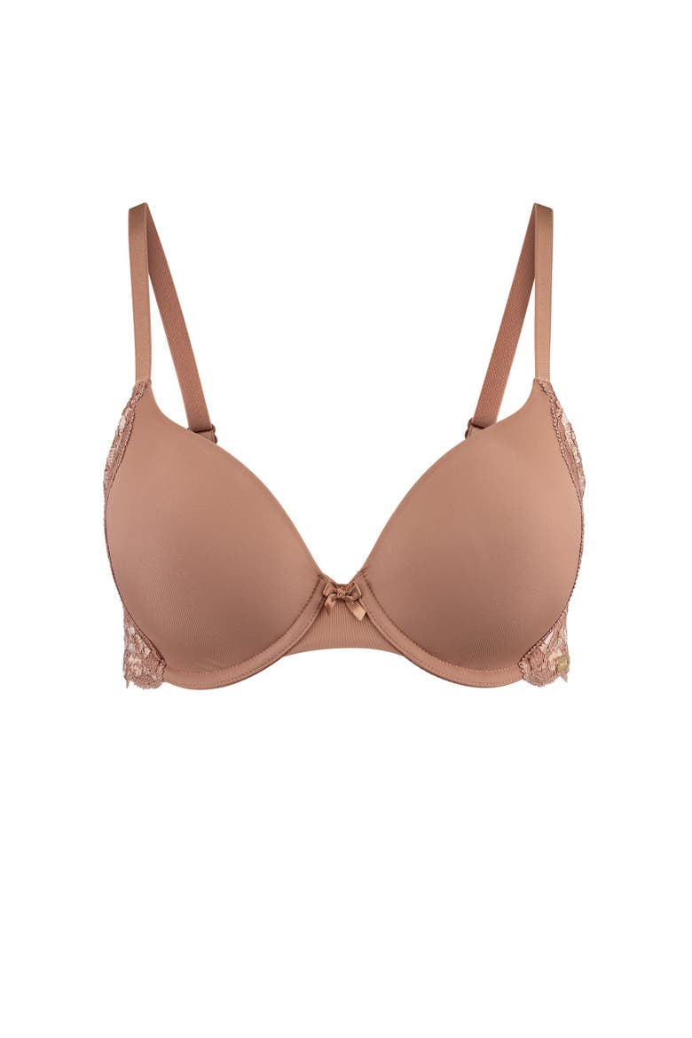Paxton Contour Full Coverage Bra, Alternate, color, Medium beige