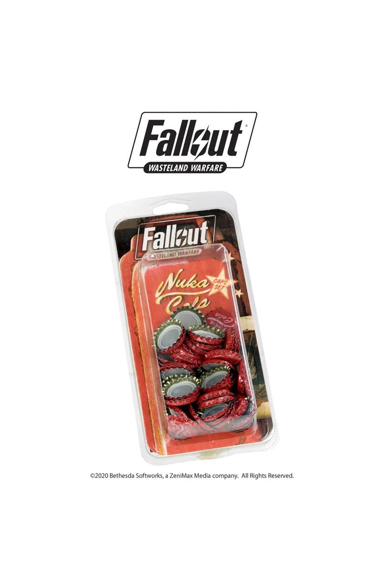 Fallout Wasteland Warfare Nukacola Caps, Alternate, color, Multicolored