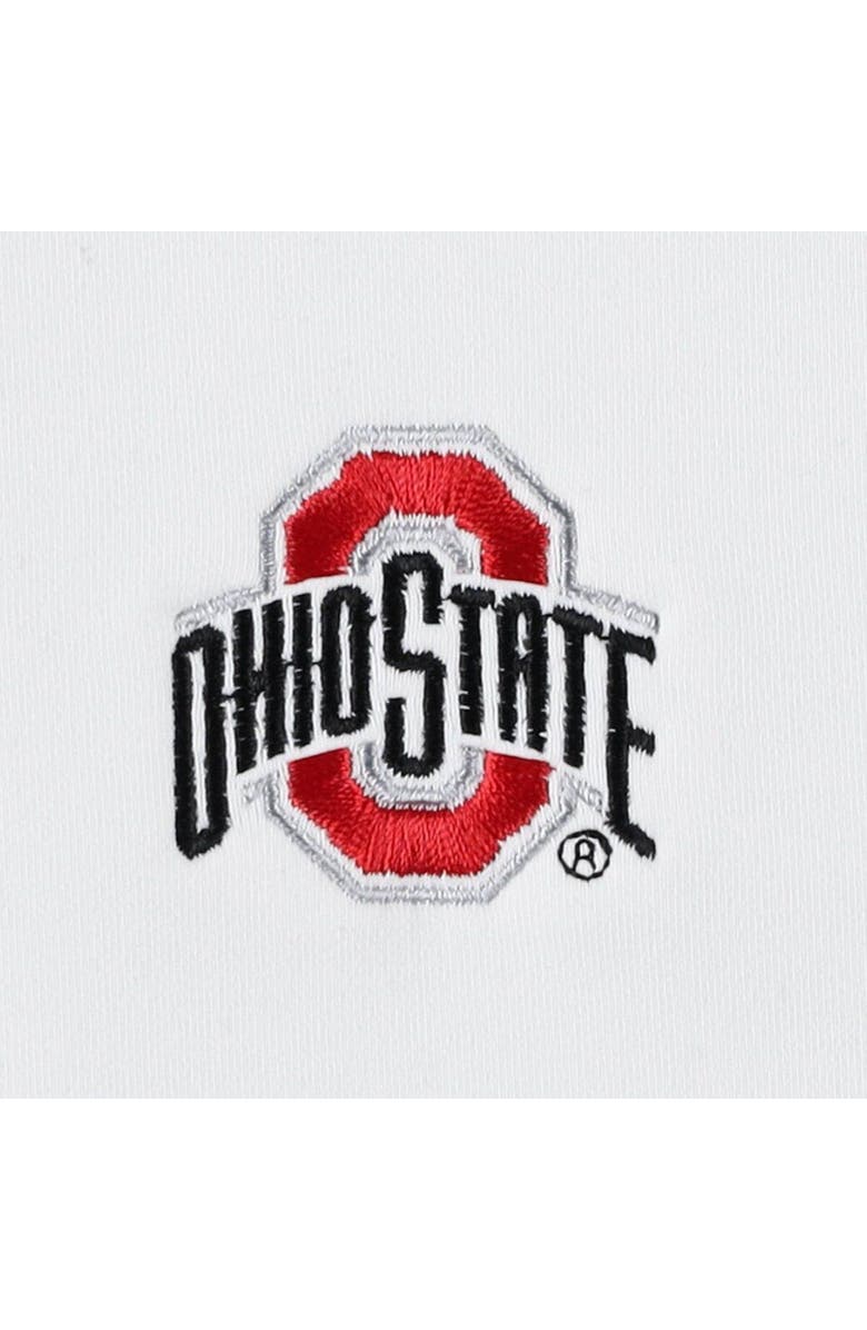 Peter Millar Men's Peter Millar White Ohio State Buckeyes Perth Performance Quarter-Zip Top, Alternate, color,