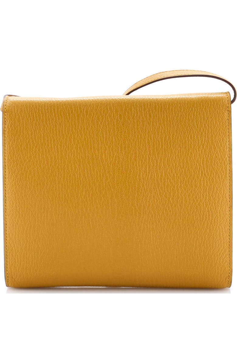 Pre-Owned Hermes Clic Wallet on Strap Chevre Mysore 16, Alternate, color, Jaune Ambre