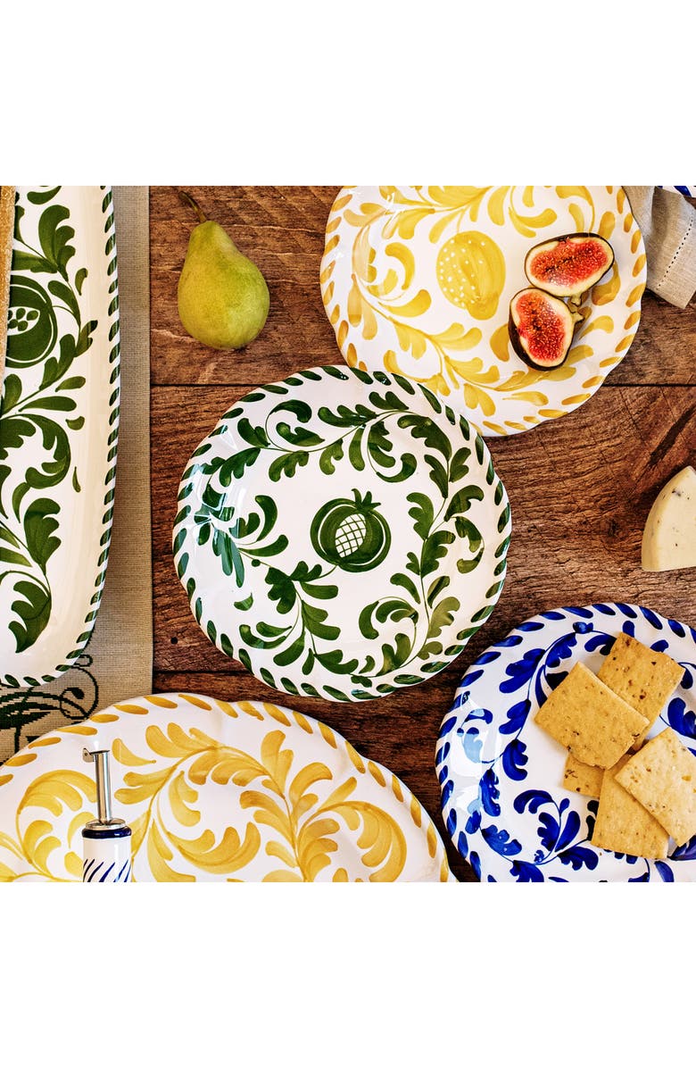 VIETRI Arezzo Salad Plate, Alternate, color, Green