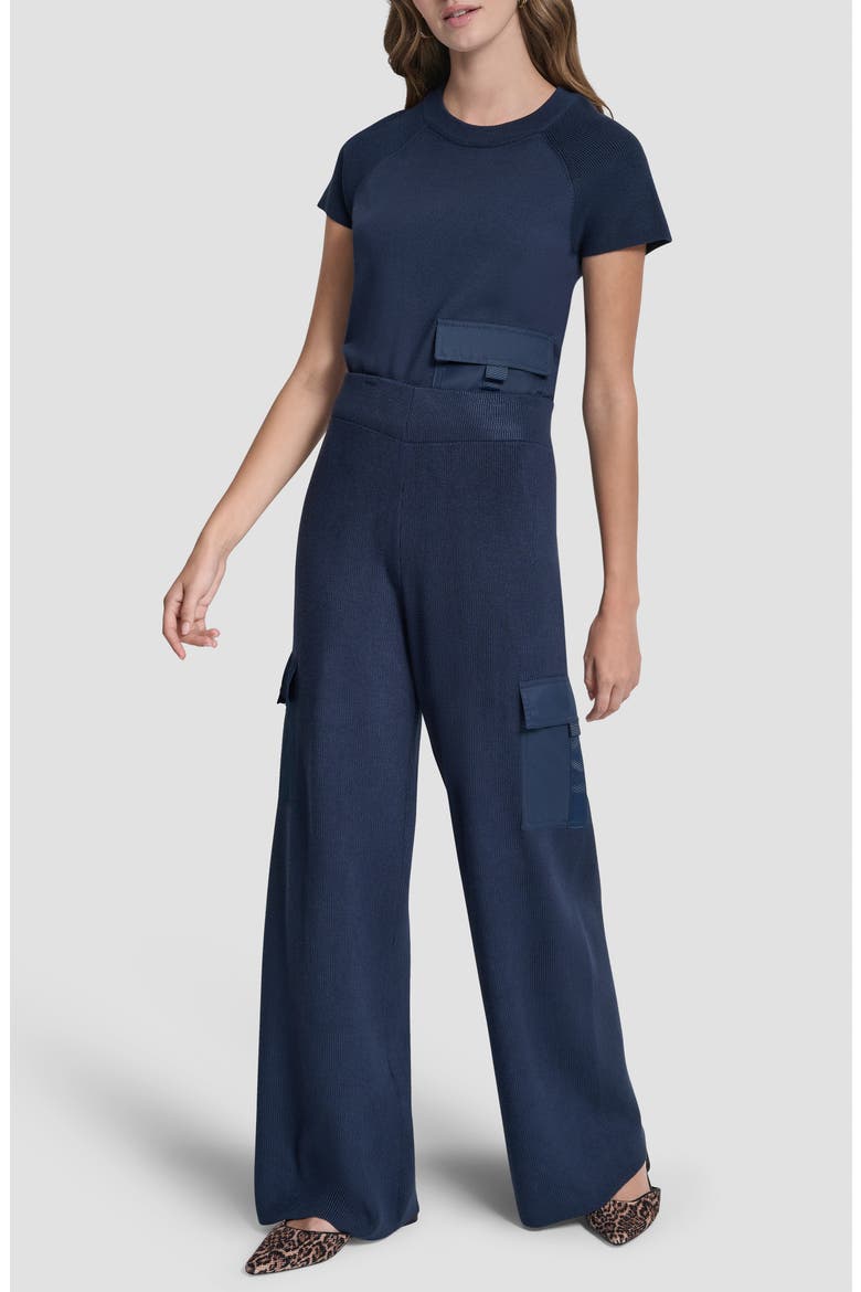 Cargo Sweater Pants, Alternate, color, HUDSON BLUE