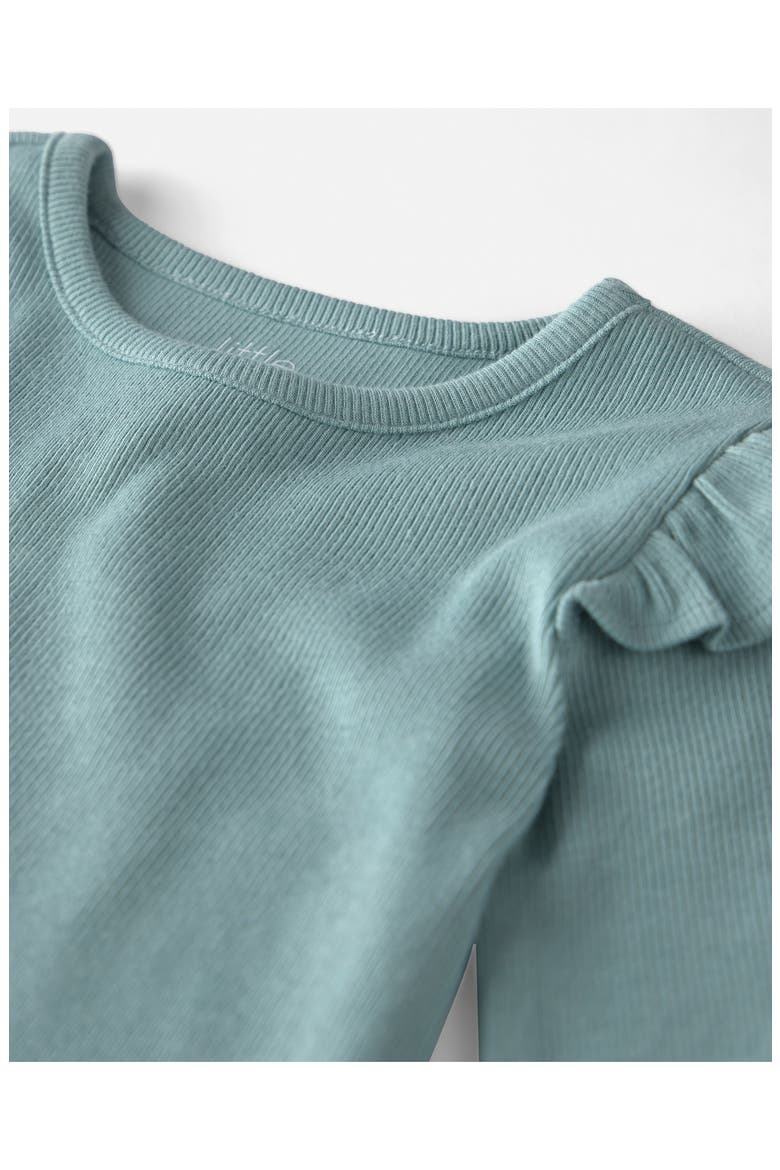 Kids' Set of 3 Assorted Rib Knit Tops, Alternate, color, PINK CREAM BLUE