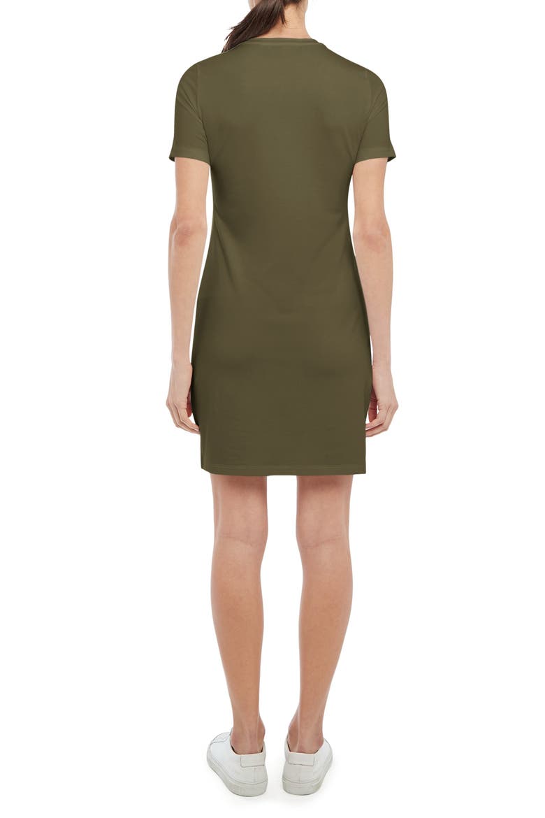 Rubric Crewneck Pima Cotton & Modal Blend T-Shirt Dress, Alternate, color, BONSAI